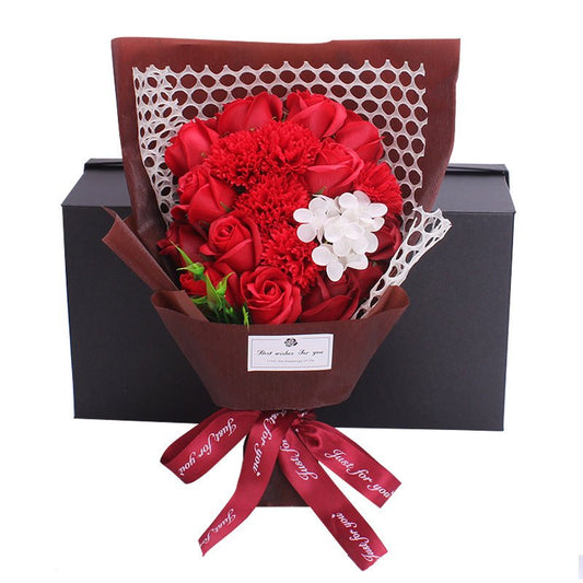 Valentine's Day Gift 19 Rose Soap Bouquet Gift Box | Luxury Home Accessories | Heulog Glow