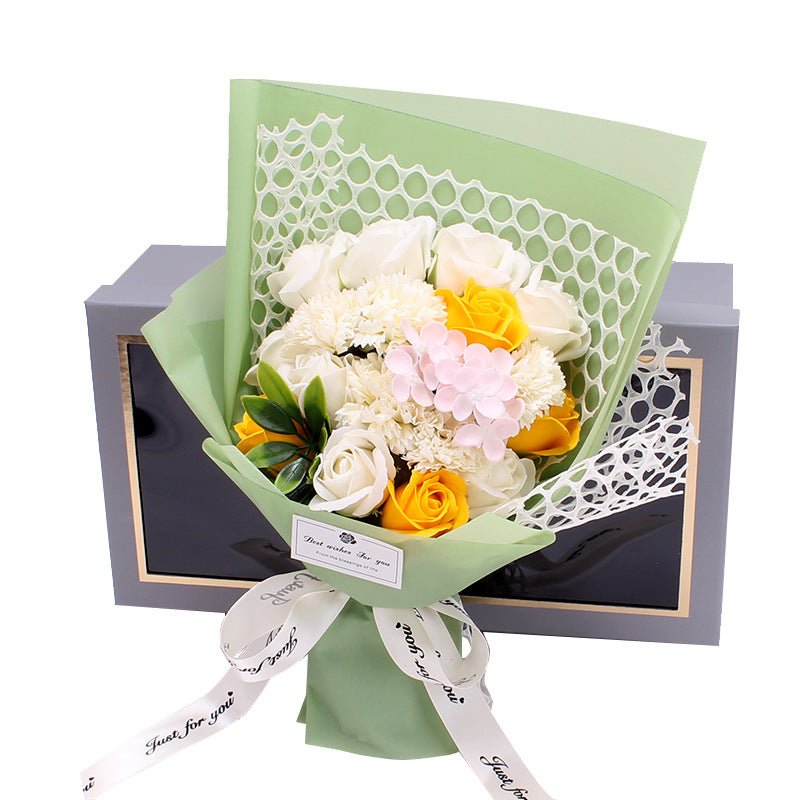 Valentine's Day Gift 19 Rose Soap Bouquet Gift Box | Luxury Home Accessories | Heulog Glow