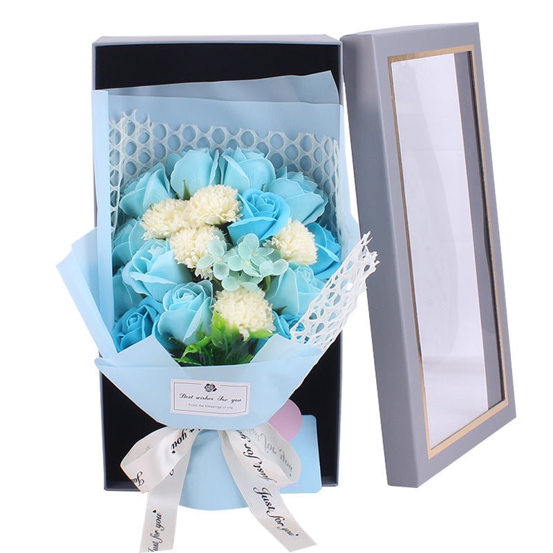 Valentine's Day Gift 19 Rose Soap Bouquet Gift Box | Luxury Home Accessories | Heulog Glow