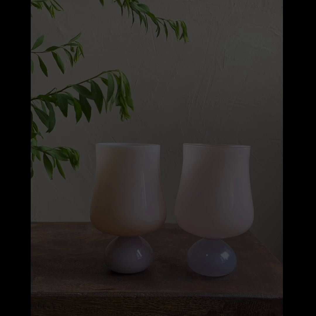 Valentine's Day Gift Milk Glass Water Cup | Luxury Home Accessories | Heulog Glow