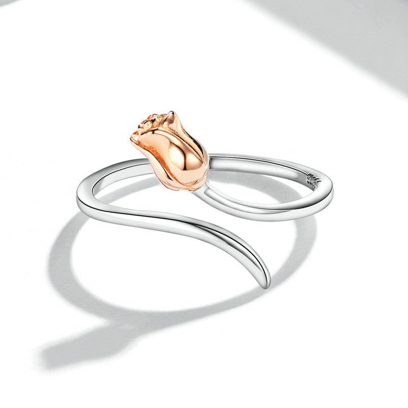 Valentine's Day Gift Plated Real Gold Ring | Luxury Home Accessories | Heulog Glow