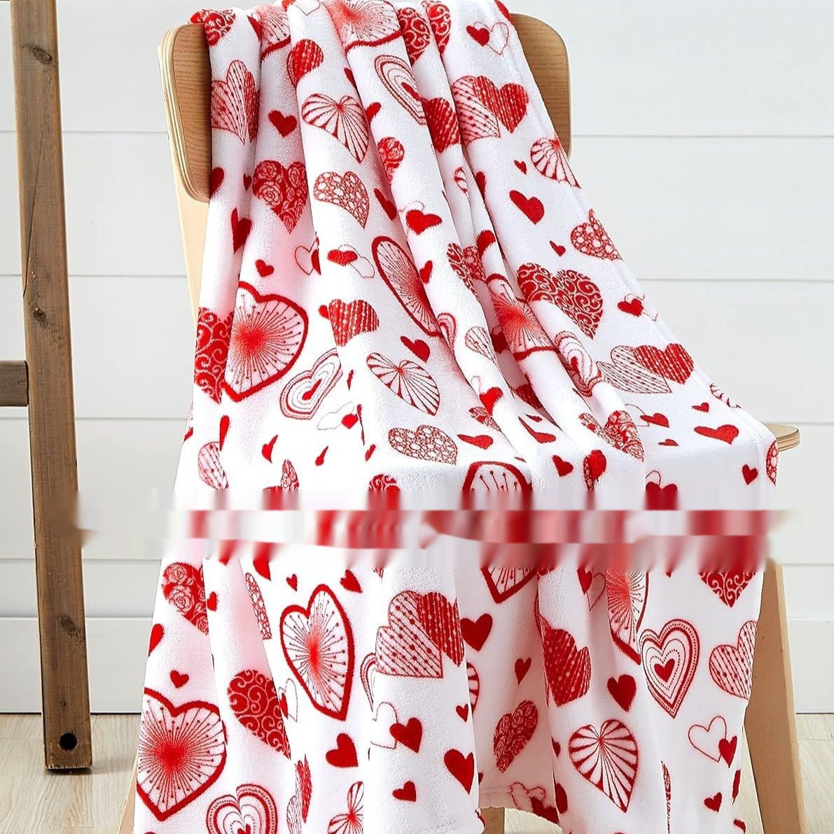 Valentine's Day Gift Small Love Holiday Gift Christmas Flannel Blanket | Luxury Home Accessories | Heulog Glow