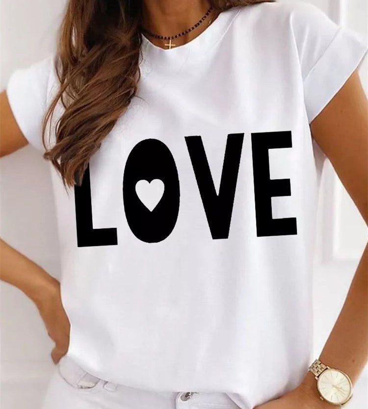 Valentine's Day Gift T Shirt Print Casual | Luxury Home Accessories | Heulog Glow