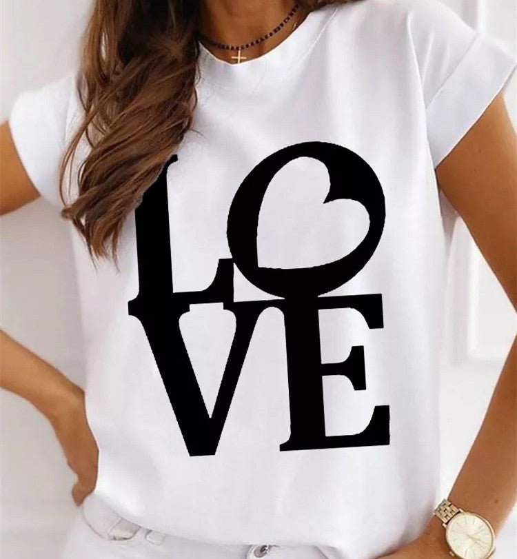 Valentine's Day Gift T Shirt Print Casual | Luxury Home Accessories | Heulog Glow