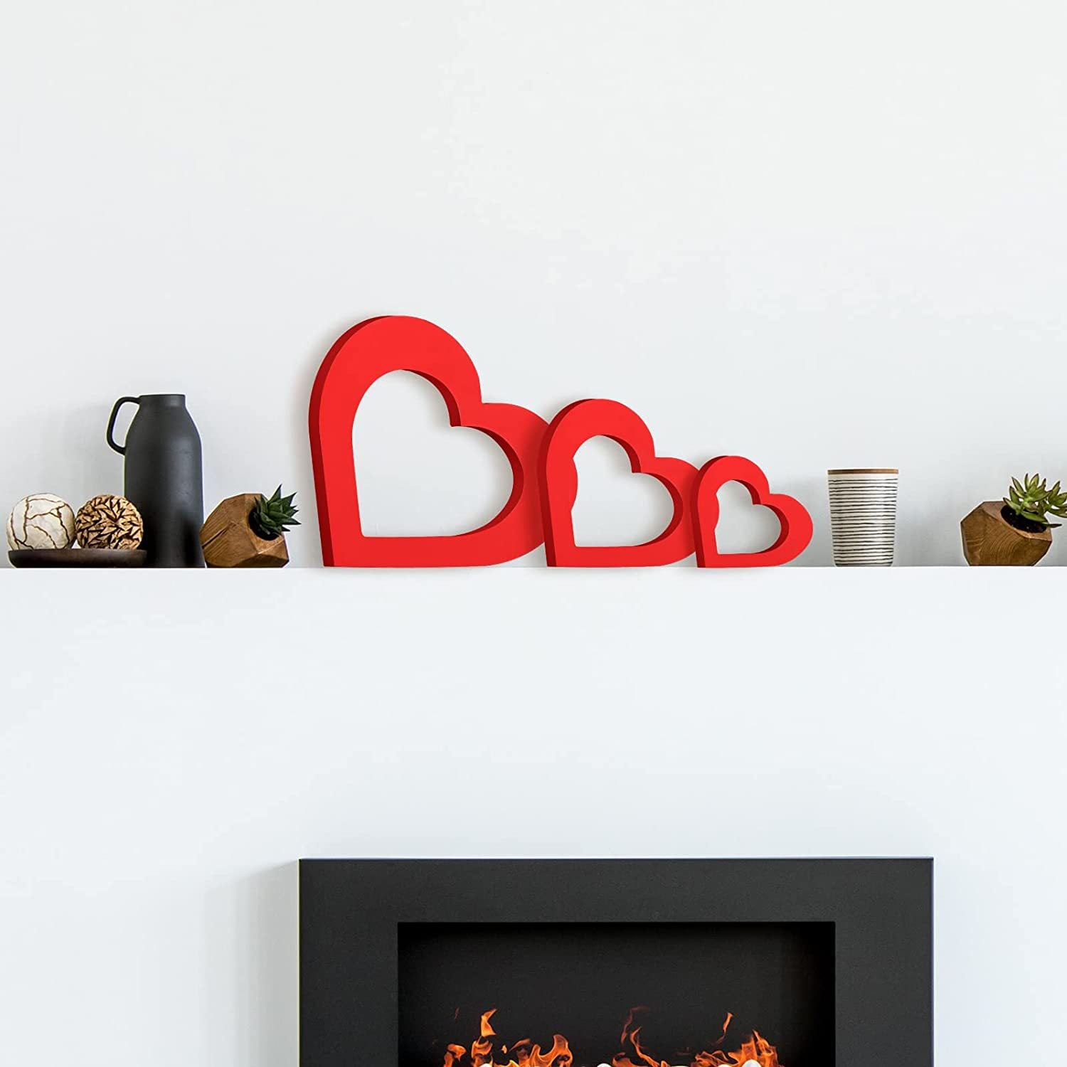 Valentine's Day Gift Wooden Love Craft Decoration | Luxury Home Accessories | Heulog Glow