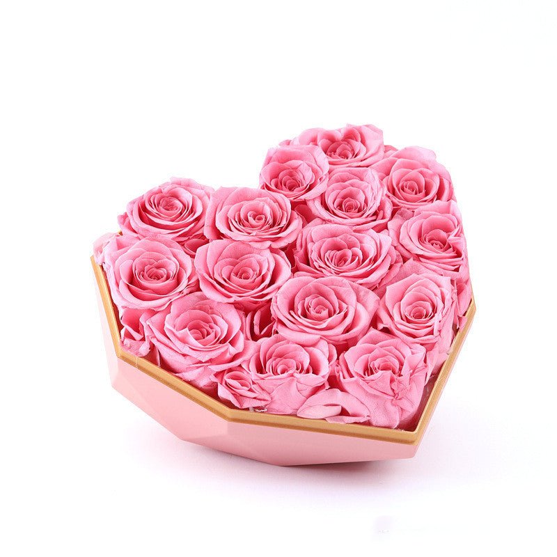 Valentine's Day Goddess's Day Birthday Gift Box For Girlfriend With Preserved Flowers And Roses | Luxury Home Accessories | Heulog Glow