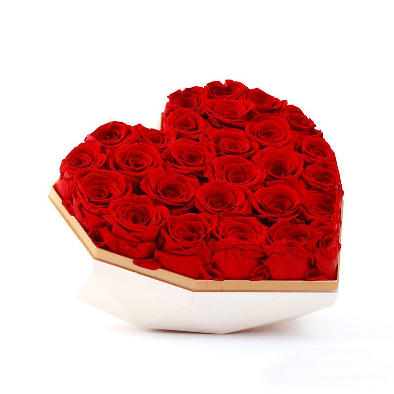 Valentine's Day Goddess's Day Birthday Gift Box For Girlfriend With Preserved Flowers And Roses | Luxury Home Accessories | Heulog Glow