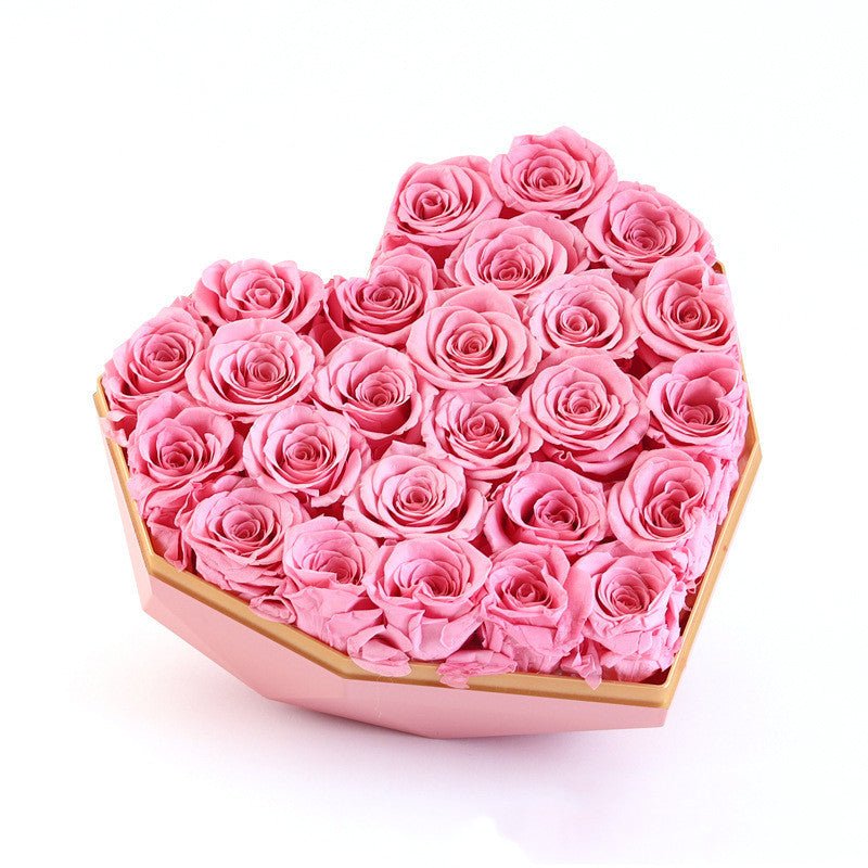 Valentine's Day Goddess's Day Birthday Gift Box For Girlfriend With Preserved Flowers And Roses | Luxury Home Accessories | Heulog Glow