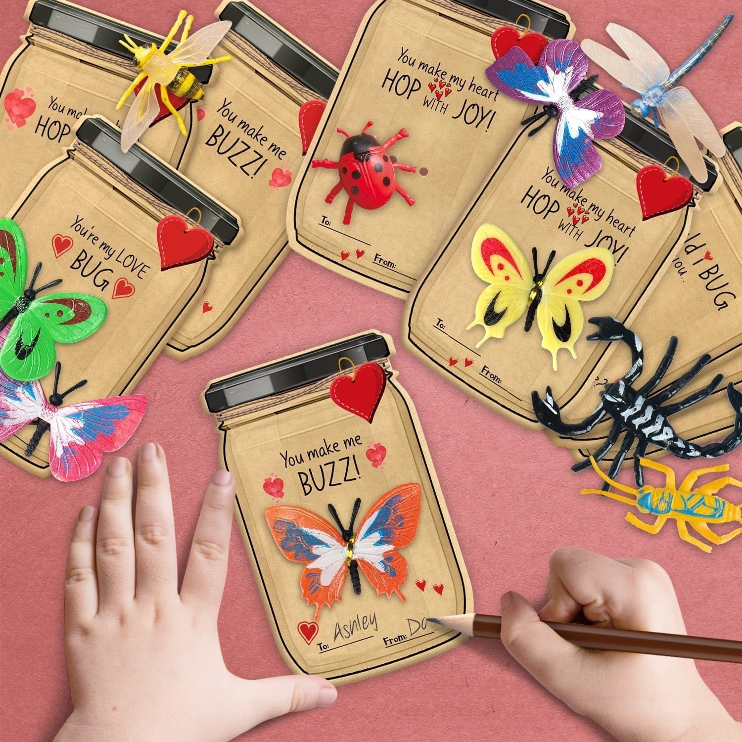 Valentine's Day Greeting Card Insect Gift | Luxury Home Accessories | Heulog Glow