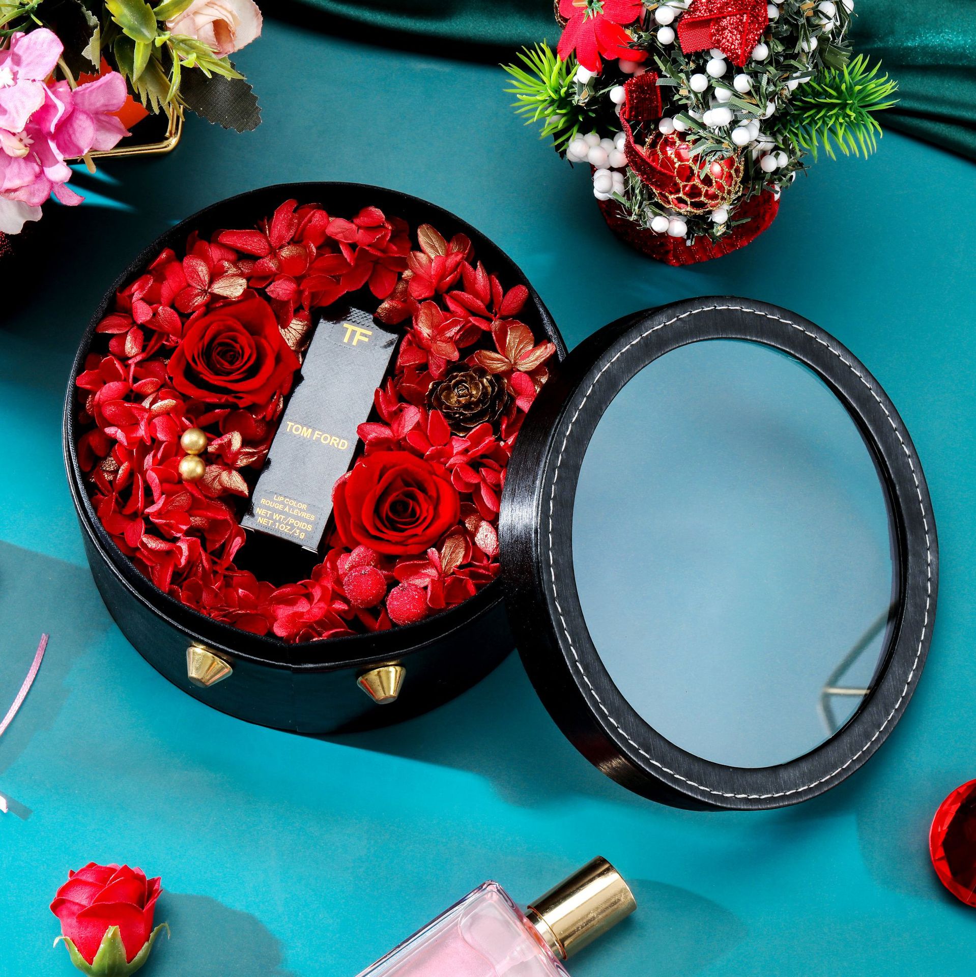 Valentine's Day Immortal Flower Lipstick Gift Box Creative Birthday Gift | Luxury Home Accessories | Heulog Glow