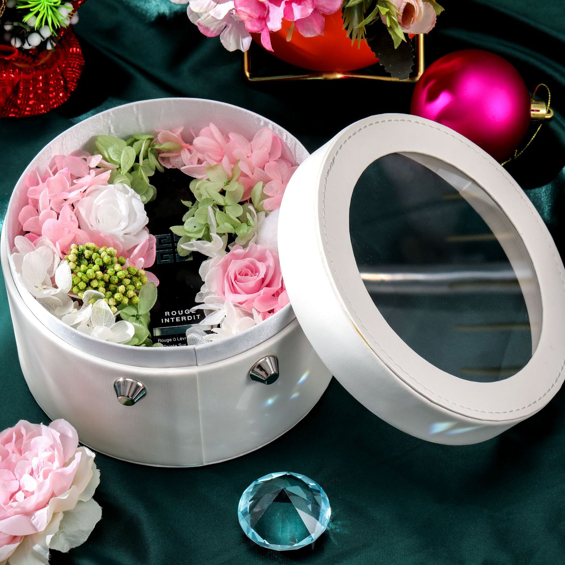 Valentine's Day Immortal Flower Lipstick Gift Box Creative Birthday Gift | Luxury Home Accessories | Heulog Glow