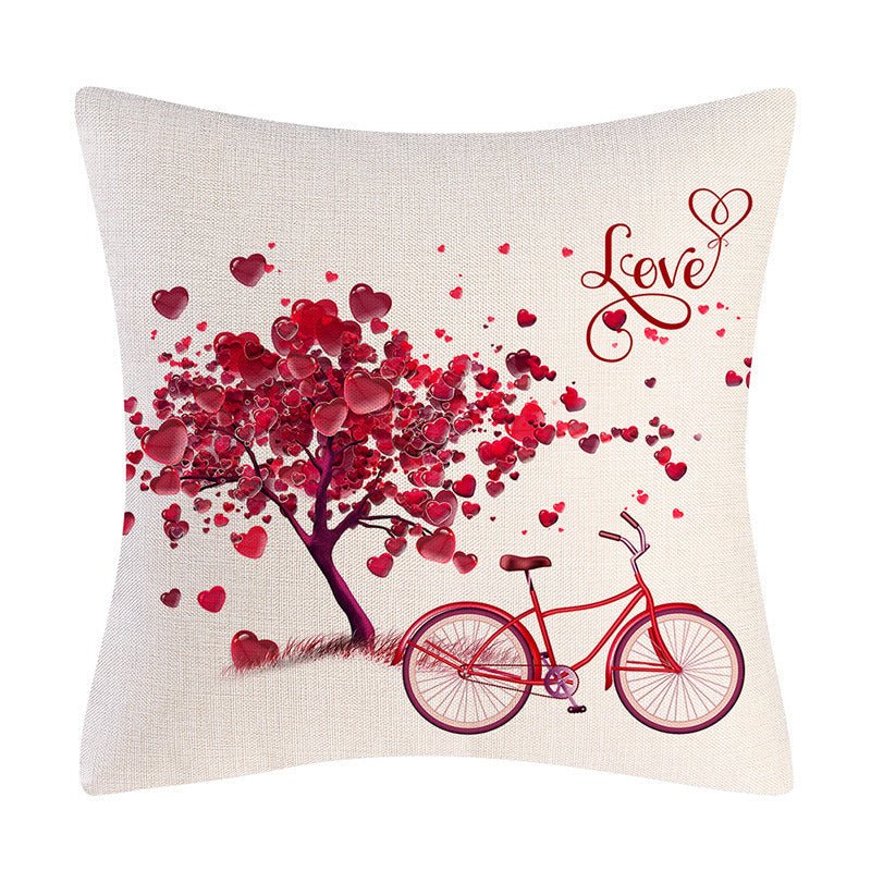 Valentine's Day Linen Pillowcase Holiday Gift | Luxury Home Accessories | Heulog Glow