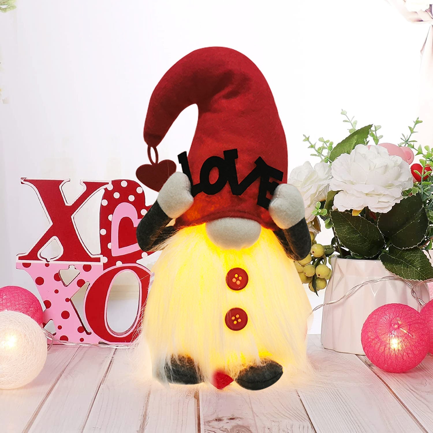 Valentine's Day Mother's Day Birthday Gift With Light Faceless Doll | Luxury Home Accessories | Heulog Glow