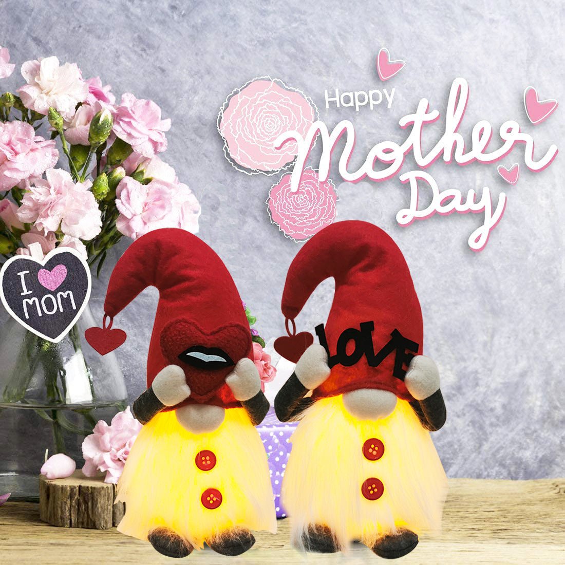 Valentine's Day Mother's Day Birthday Gift With Light Faceless Doll | Luxury Home Accessories | Heulog Glow