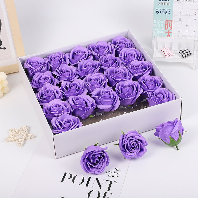 Valentine's Day Simulation Soap Flower Gift Box | Luxury Home Accessories | Heulog Glow