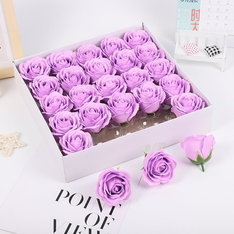 Valentine's Day Simulation Soap Flower Gift Box | Luxury Home Accessories | Heulog Glow
