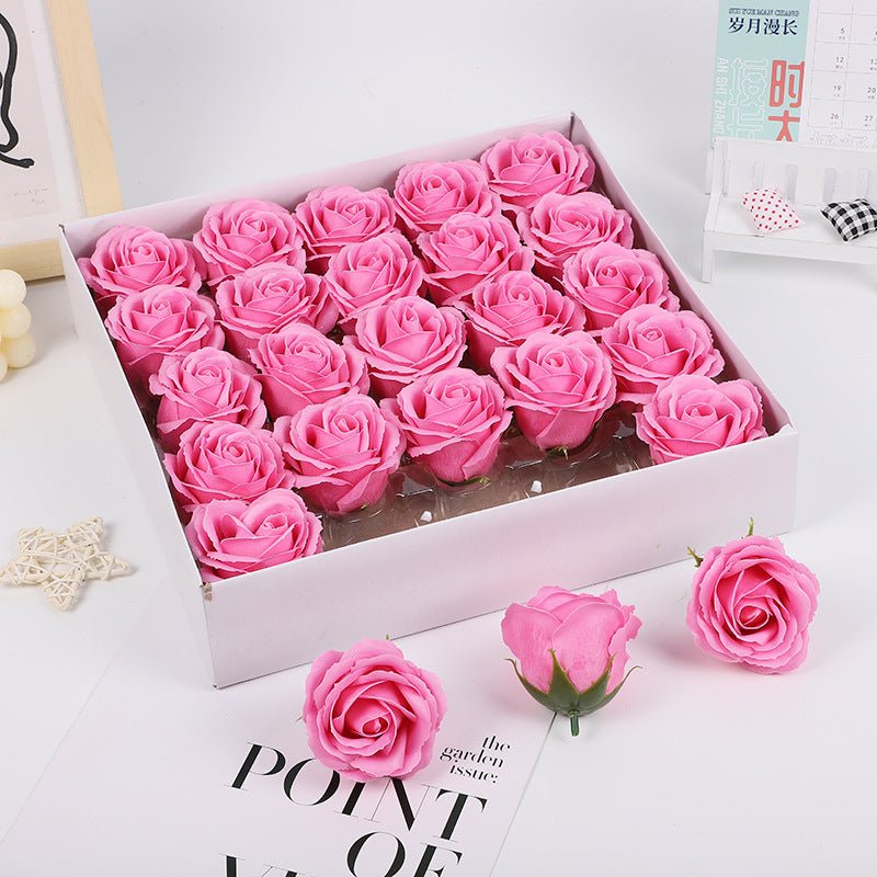 Valentine's Day Simulation Soap Flower Gift Box | Luxury Home Accessories | Heulog Glow