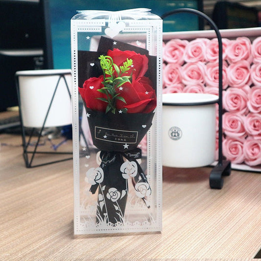 Valentine's Day Soap Rose Bouquet Gift Box | Luxury Home Accessories | Heulog Glow
