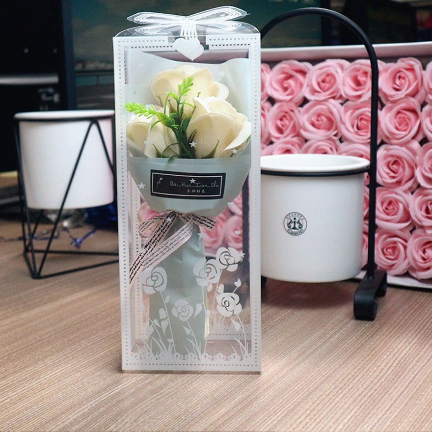 Valentine's Day Soap Rose Bouquet Gift Box | Luxury Home Accessories | Heulog Glow