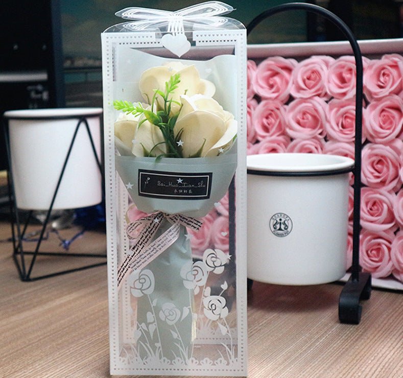 Valentine's Day Soap Rose Bouquet Gift Box | Luxury Home Accessories | Heulog Glow