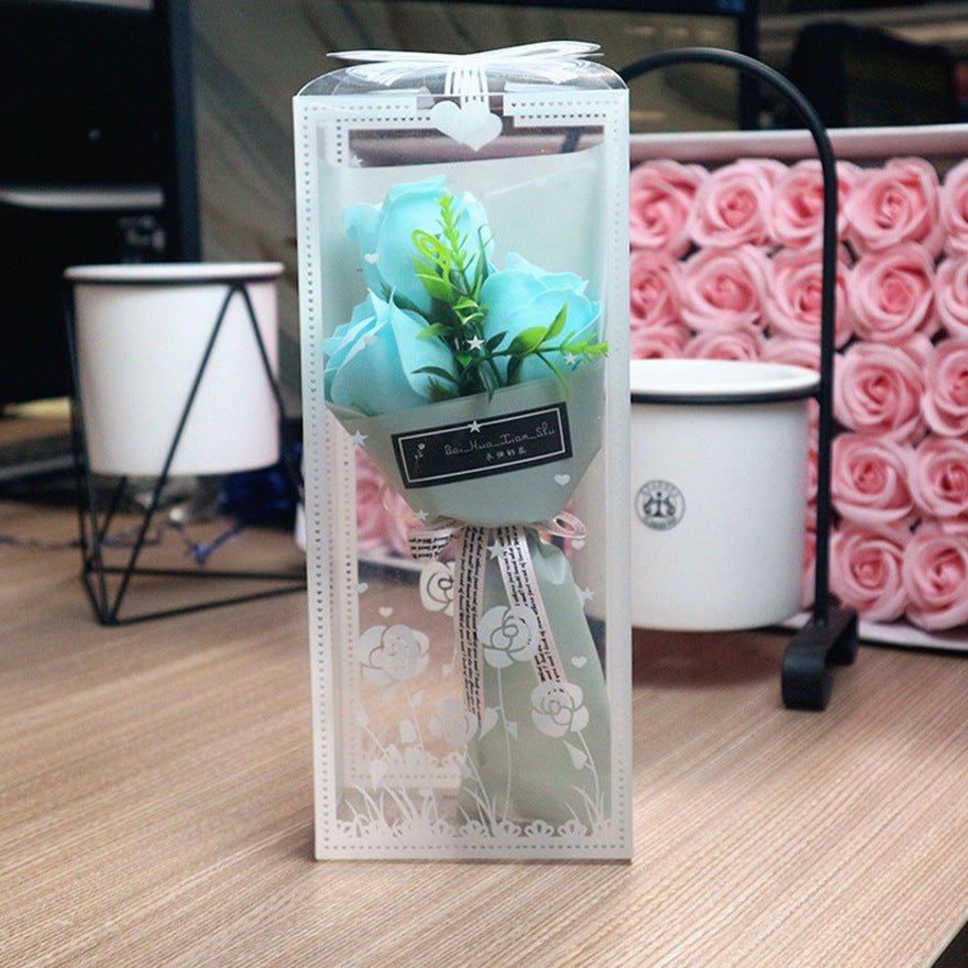Valentine's Day Soap Rose Bouquet Gift Box | Luxury Home Accessories | Heulog Glow