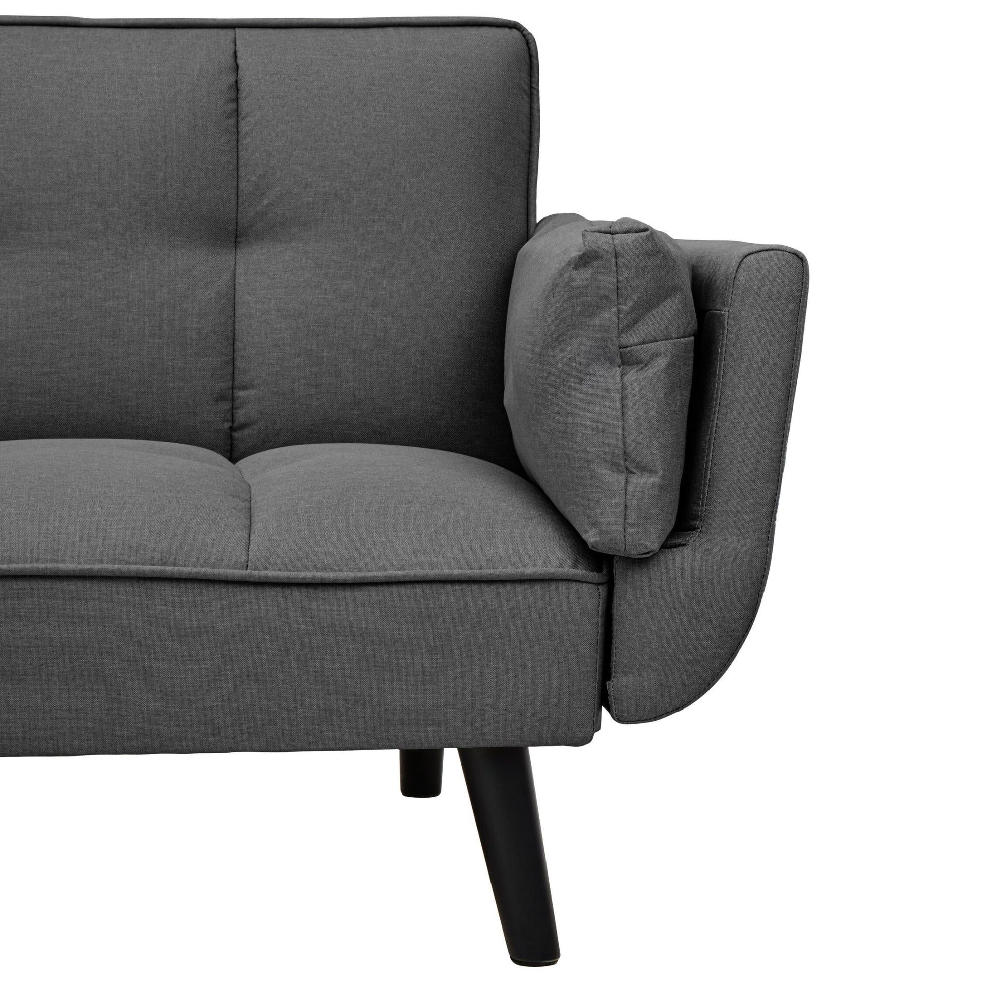 Valerie 3 Seat Dark Grey Sofa Bed | Luxury Home Accessories | Heulog Glow