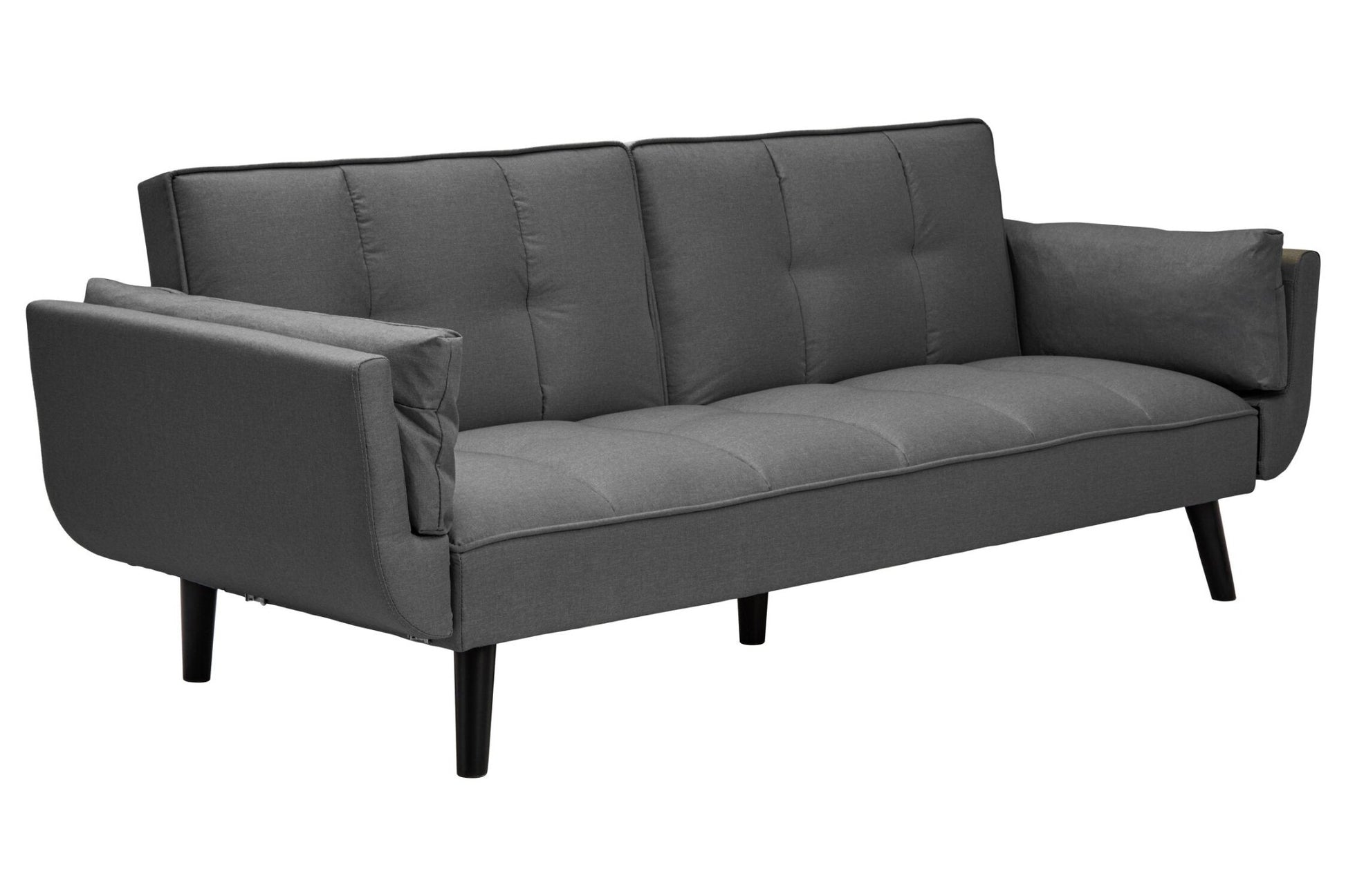 Valerie 3 Seat Dark Grey Sofa Bed | Luxury Home Accessories | Heulog Glow