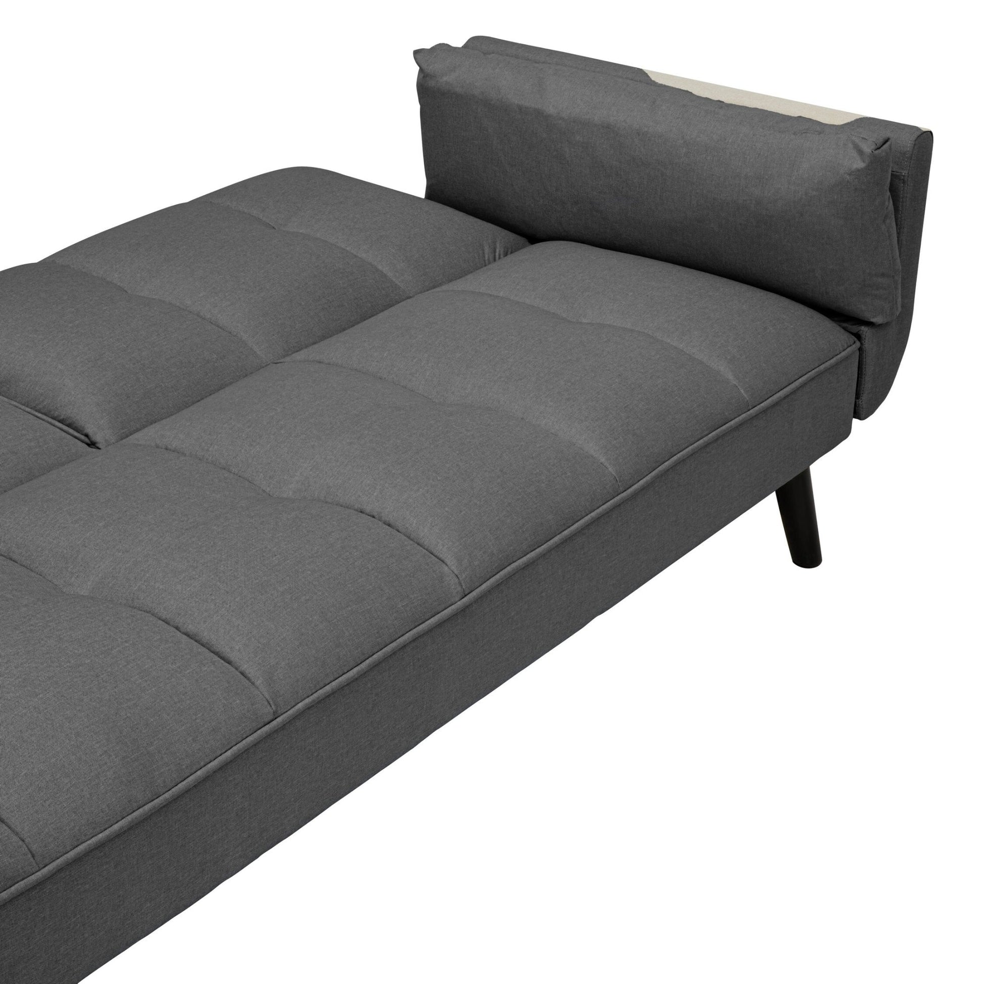 Valerie 3 Seat Dark Grey Sofa Bed | Luxury Home Accessories | Heulog Glow