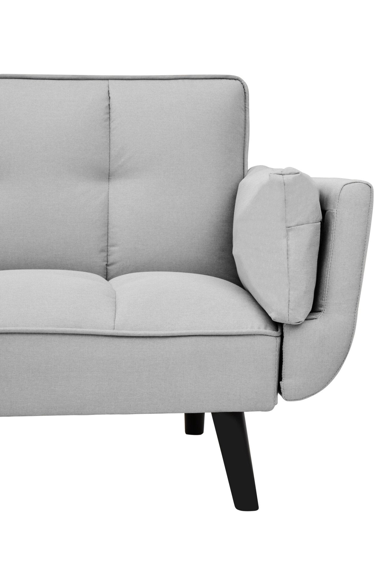 Valerie 3 Seat Light Grey Sofa Bed | Luxury Home Accessories | Heulog Glow