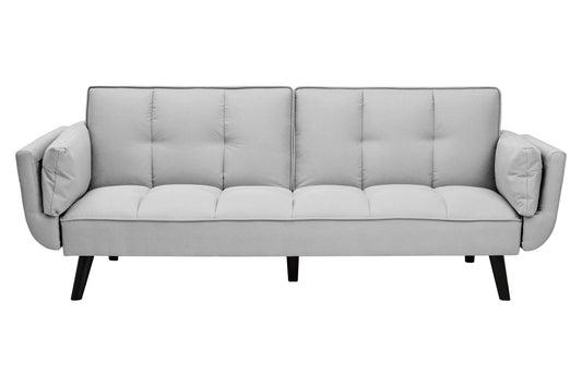 Valerie 3 Seat Light Grey Sofa Bed | Luxury Home Accessories | Heulog Glow