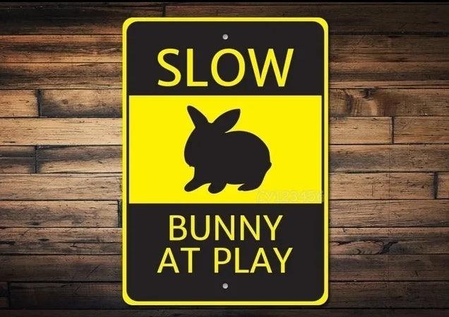 Various Rabbit Tin Sign | Luxury Home Accessories | Heulog Glow