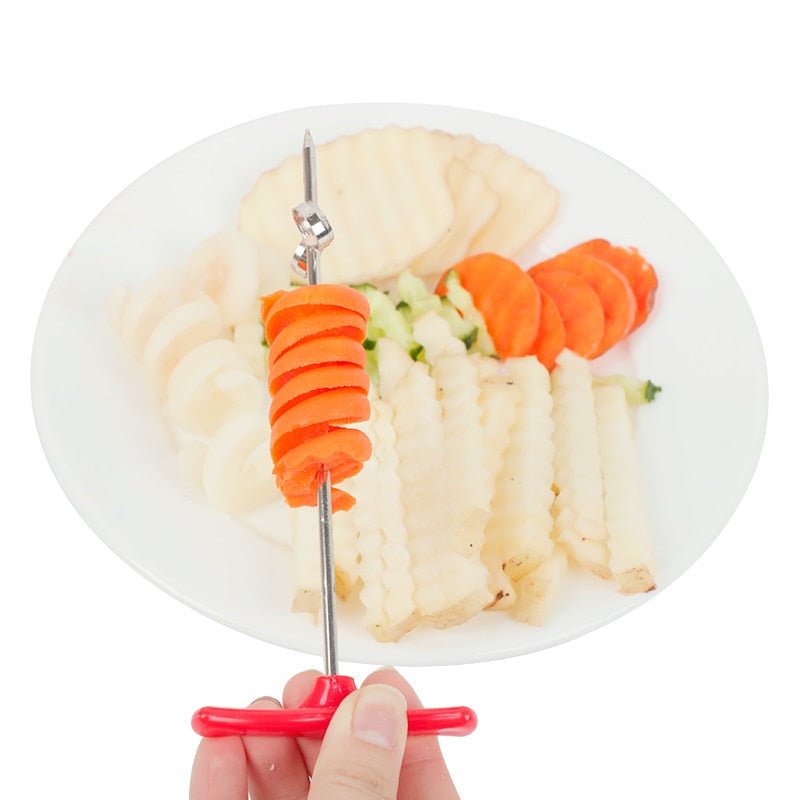 Vegetable twist knife winder Potato spiral slicer Manual rolling spiral slicer | Luxury Home Accessories | Heulog Glow