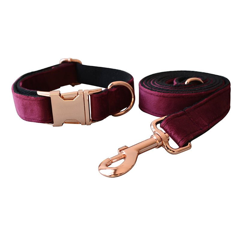 Velvet Dog Collar Double Microfiber Bowknot Pet Products | Luxury Home Accessories | Heulog Glow