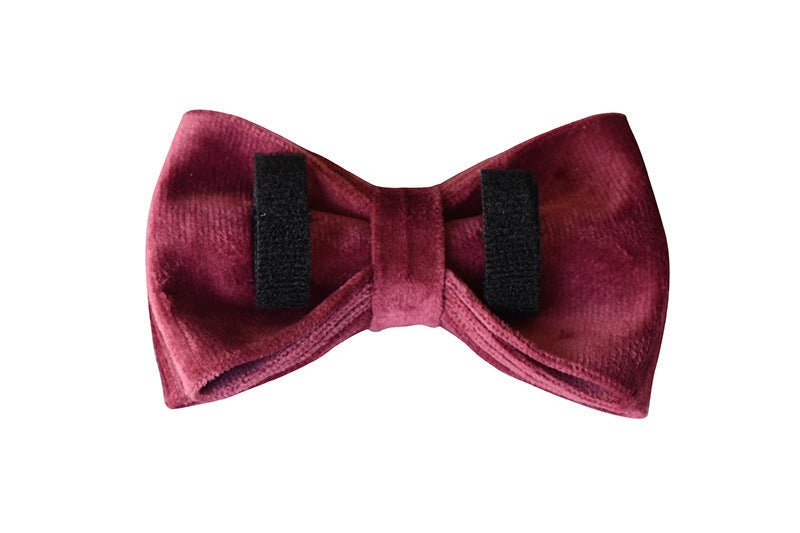 Velvet Dog Collar Double Microfiber Bowknot Pet Products | Luxury Home Accessories | Heulog Glow