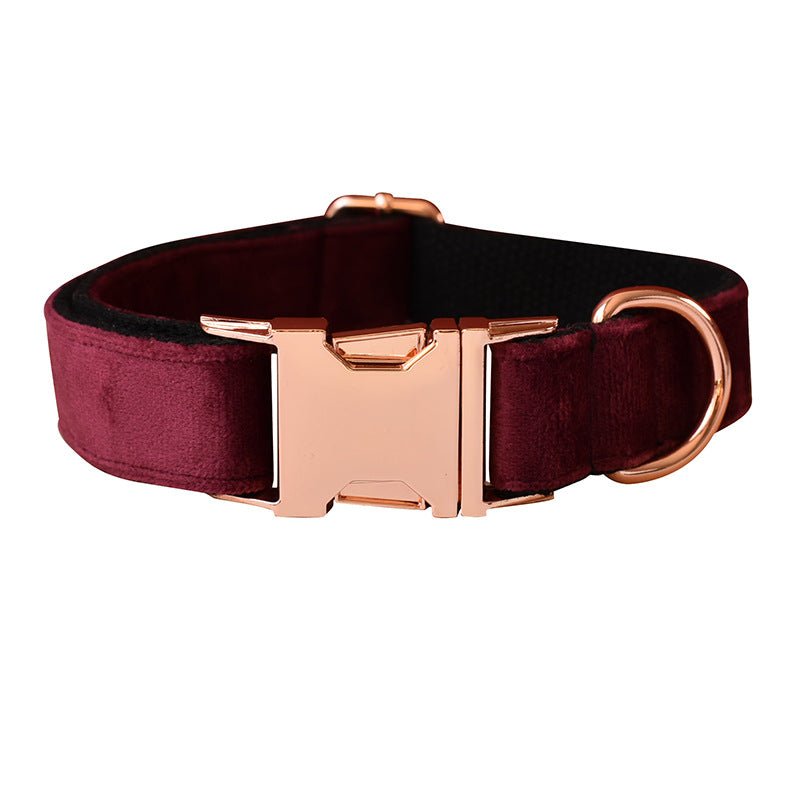 Velvet Dog Collar Double Microfiber Bowknot Pet Products | Luxury Home Accessories | Heulog Glow