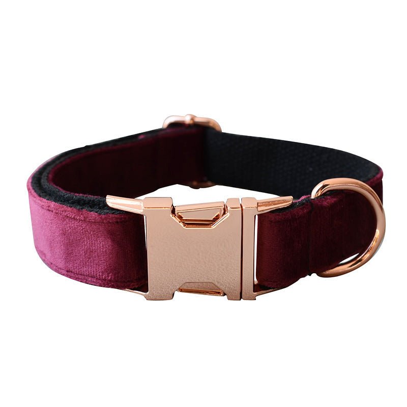 Velvet Dog Collar Double Microfiber Bowknot Pet Products | Luxury Home Accessories | Heulog Glow