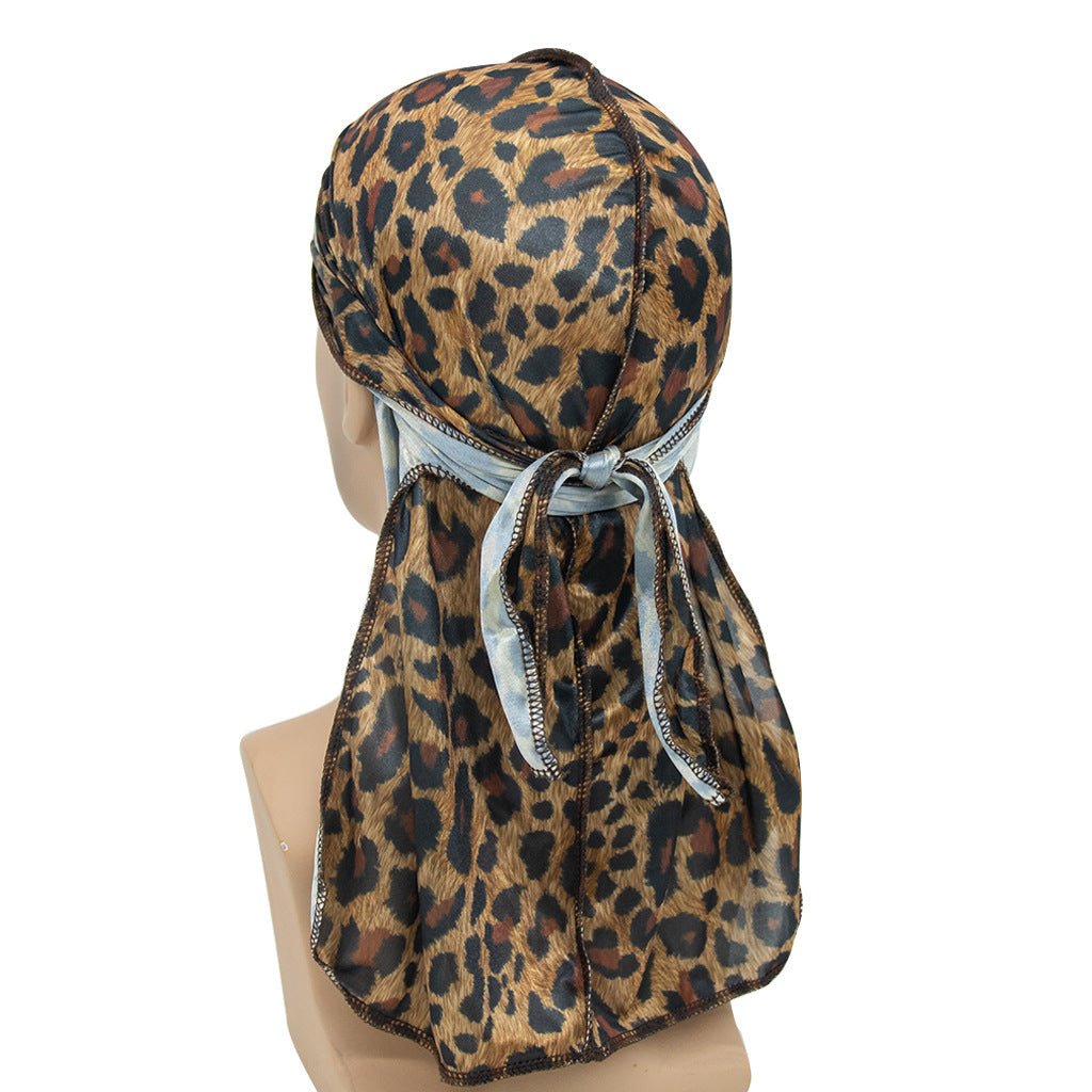 Velvet Leopard Long Tail Pirate Hat | Luxury Home Accessories | Heulog Glow