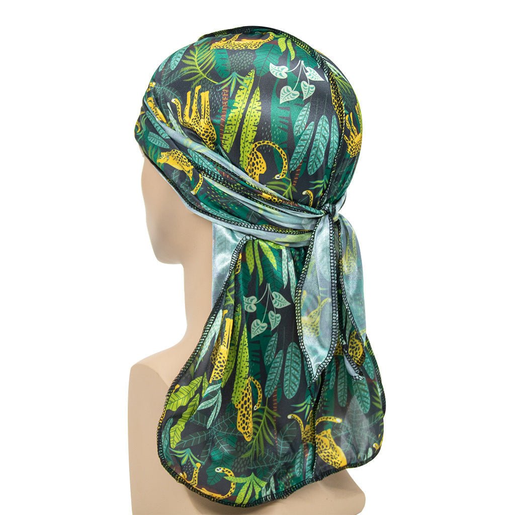 Velvet Leopard Long Tail Pirate Hat | Luxury Home Accessories | Heulog Glow