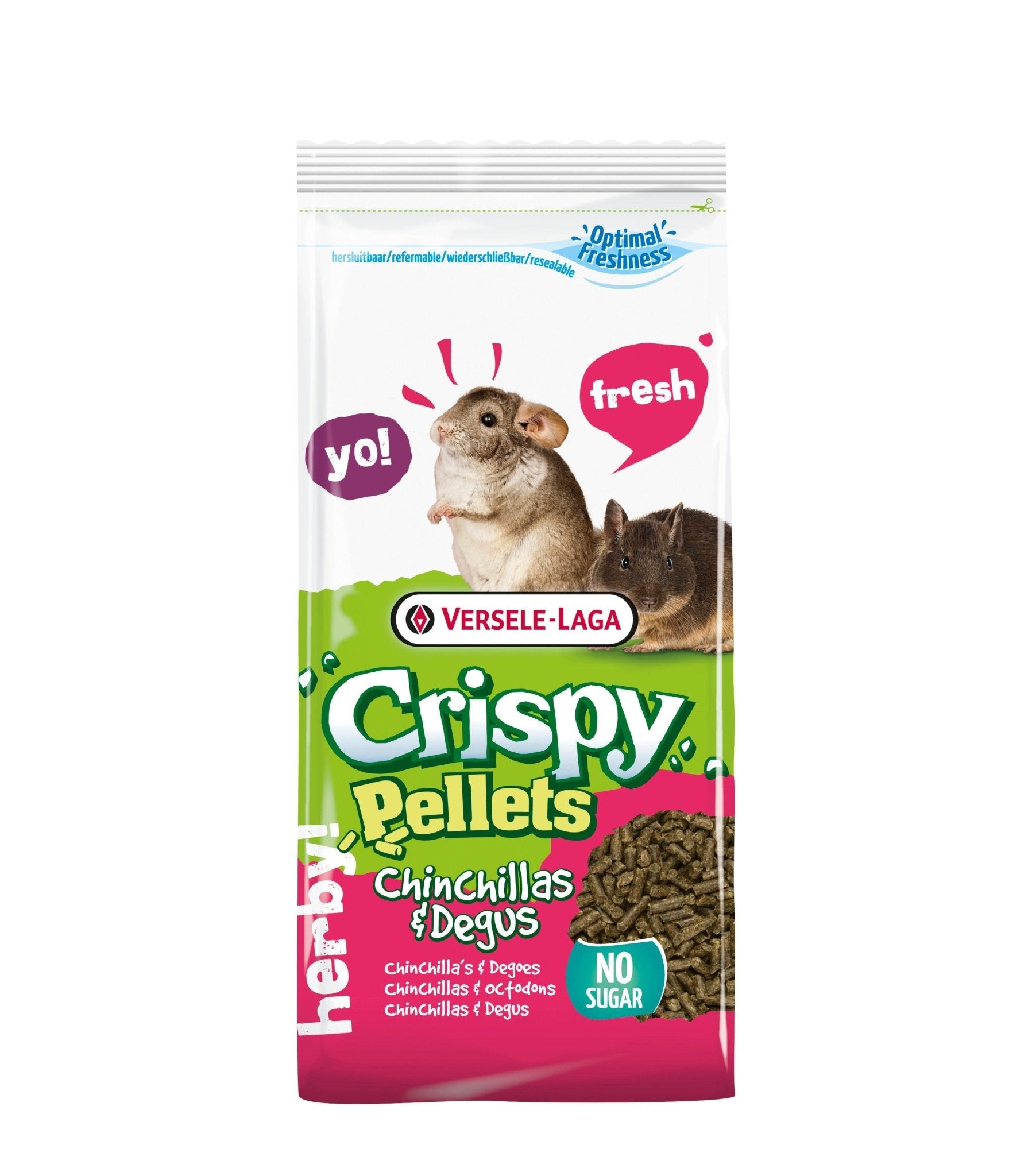 Versele Laga Crispy Pellets Chinchillas & Degus | Luxury Home Accessories | Heulog Glow