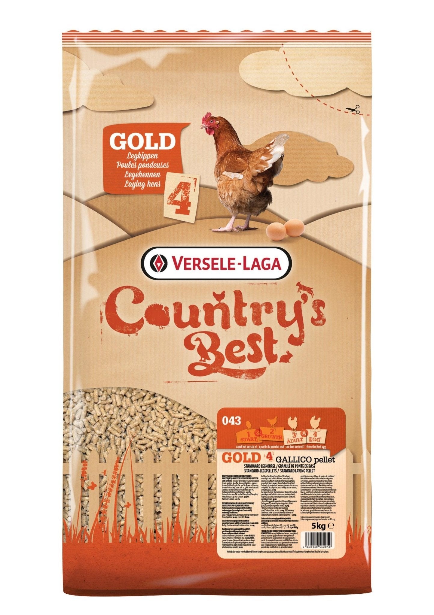 Versele Laga Gold 4 Gallico Pellets | Luxury Home Accessories | Heulog Glow