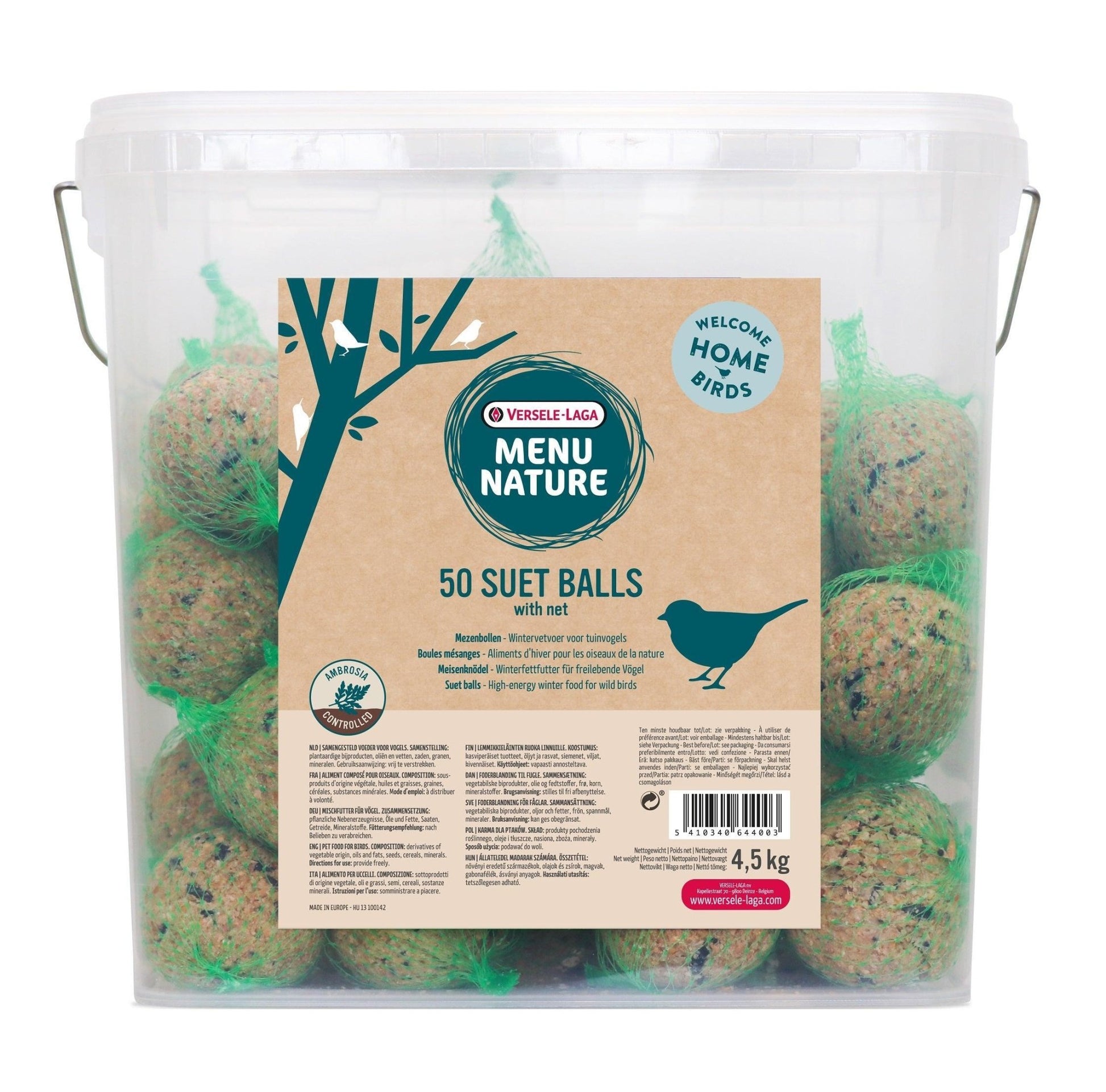 Versele Laga Menu Nature Tub Fatballs in Nets x50 | Luxury Home Accessories | Heulog Glow