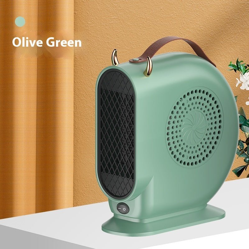 Vertical Desktop Warm Air Blower Small Household Office Heater | Luxury Home Accessories | Heulog Glow