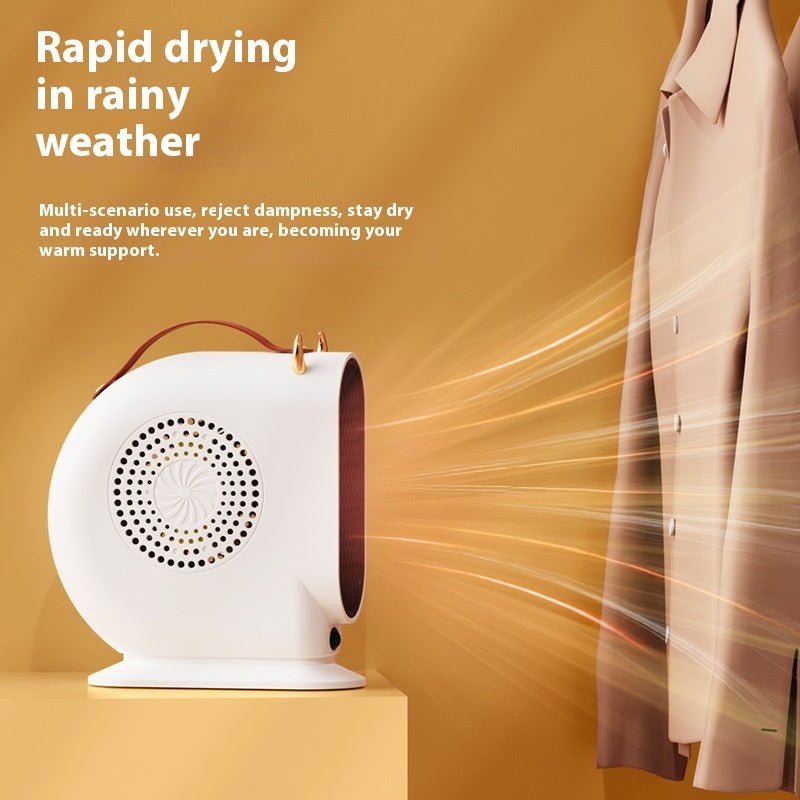 Vertical Desktop Warm Air Blower Small Household Office Heater | Luxury Home Accessories | Heulog Glow