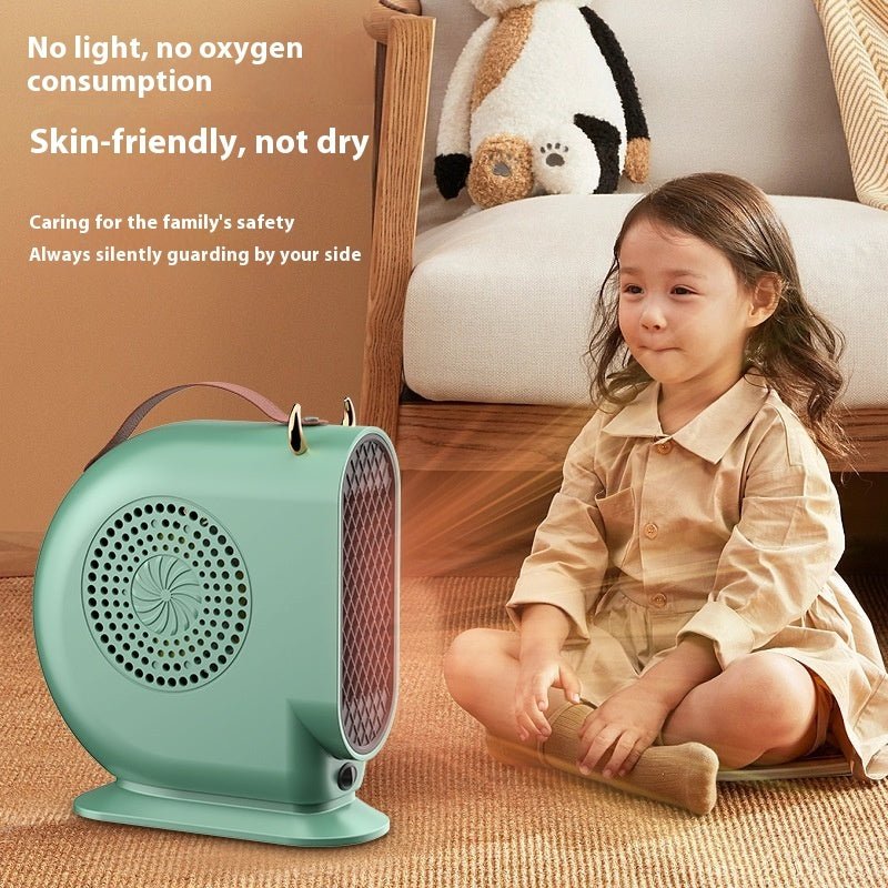 Vertical Desktop Warm Air Blower Small Household Office Heater | Luxury Home Accessories | Heulog Glow