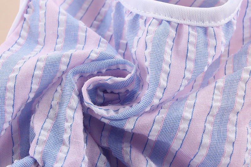 Vertical Striped Butterfly Skirt Pet Cat Dog | Luxury Home Accessories | Heulog Glow