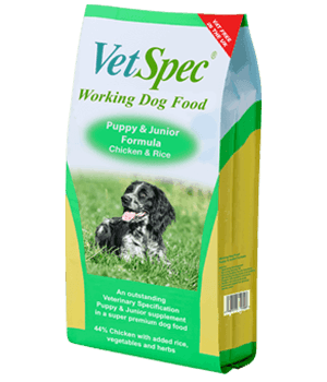 VetSpec Working Puppy & Junior Chicken | Luxury Home Accessories | Heulog Glow