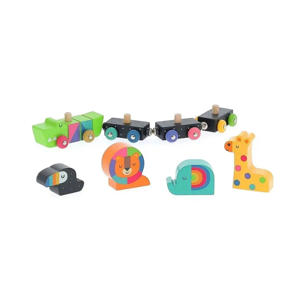 Vilac Andy Westface Animals' Train | Luxury Home Accessories | Heulog Glow