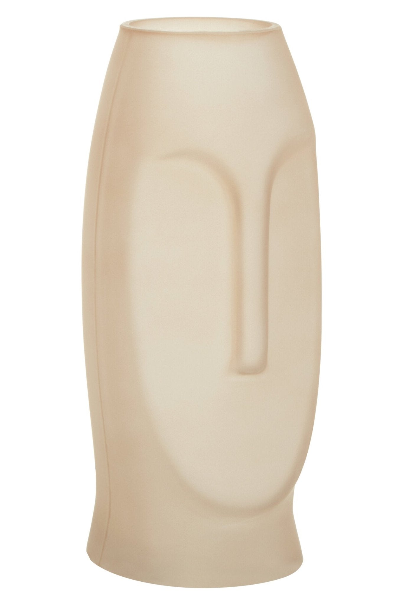 Viso Grey Small Face Design Vase | Luxury Home Accessories | Heulog Glow