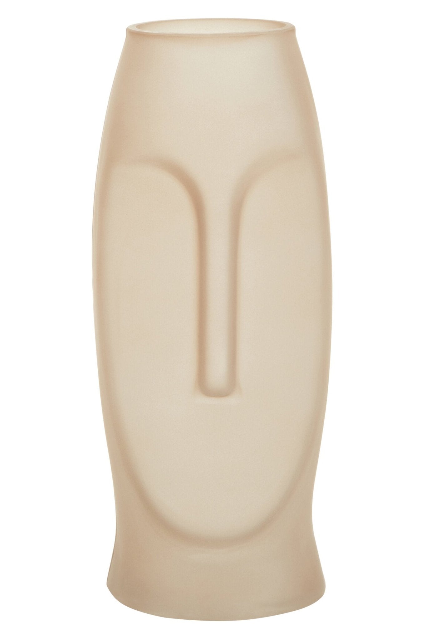 Viso Grey Small Face Design Vase | Luxury Home Accessories | Heulog Glow