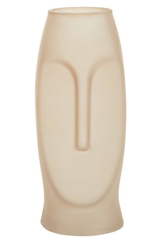 Viso Grey Small Face Design Vase | Luxury Home Accessories | Heulog Glow